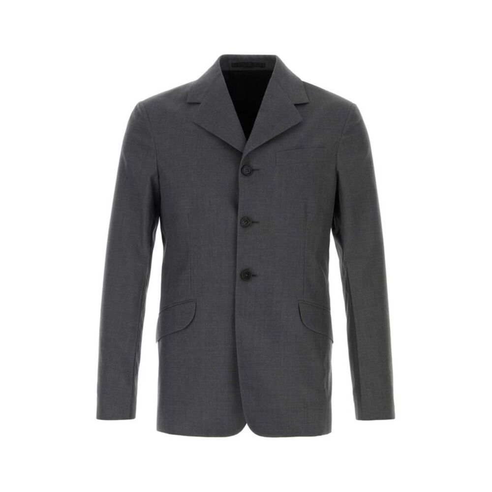 Jil Sander Men Graphite Wool Blazer